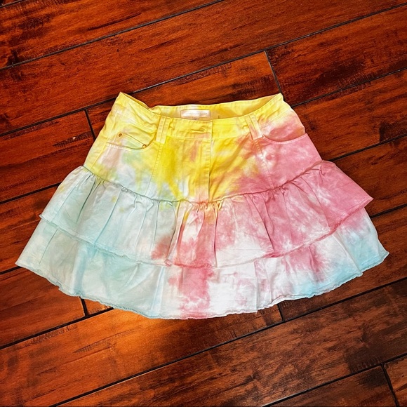 LoveShackFancy Landen Mini Skirt NWT - Picture 2 of 8